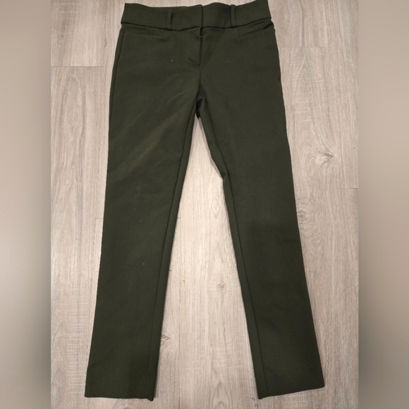 Loft Green Skinny Pants Petite Sz 00p - Picture 1 of 11